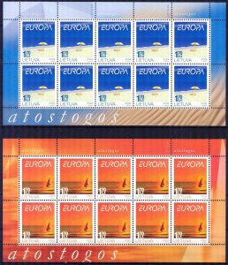 Lithuania 2004 Europa CEPT Vacation Sc.766/7 Sheet MNH