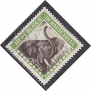 Burkina Faso O2 Elephant 1963