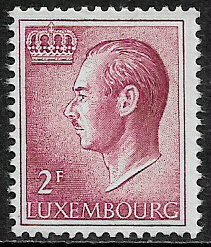 Luxembourg #422 MNH Stamp With Control Number on Back - Grand Duke Jean