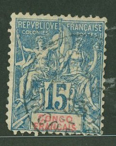 French Congo #24 Used Single