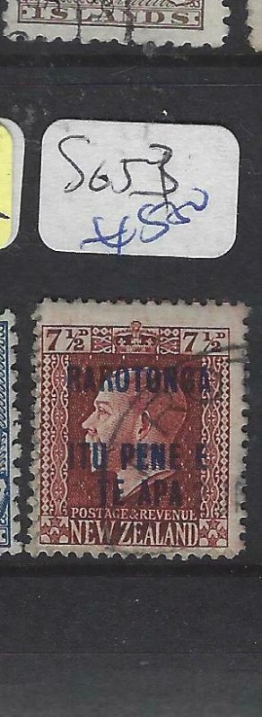 COOK ISLANDS  (P3003B)  KGV  7 1/2D    SG 53   VFU