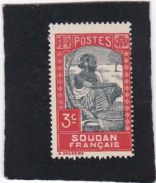 French Sudan #63 unused