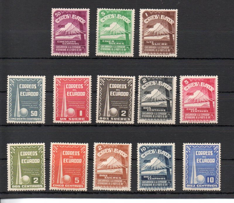 Ecuador 388-393,C80-C86 MNH