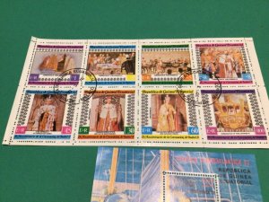 Equatorial Guinea 2 stamp sheets A20290