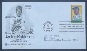 Scott 2023 FDC Jackie Robinson Black Heritage  CPS Cachet