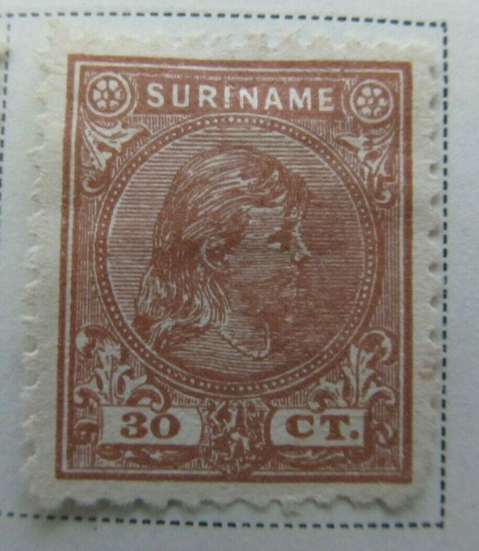 Surinam 1892-93 30c Fine MNG A13P9F941