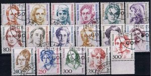 Germany,Sc.#9N516 and more used complete set of famous women