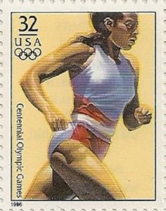 US 3068c Atlanta Olympic Games Women's Running 32c single MNH 1996