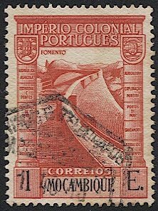 Mozambique Portuguese Colonies 1938 Sc 282  1e Used  VF