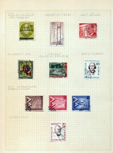 GERMANY Berlin 1952/57 Used on 9 Pages (aprx 70+Items) MZT293 