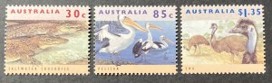 Australia 1994 #1271,83,87, Threatened Species-1994 Issues, MNH.