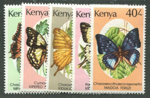 KENYA #436-440 MINT NH