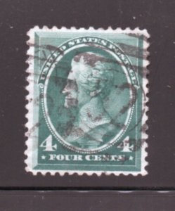 SCOTT# 211  used  catalog  $27.50