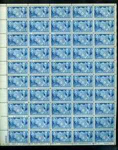 US Scott 906 Chinese Resistance lincoln and Dr.Sun Yat sen  Mint NH Sheet of 50