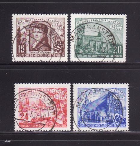 Germany DDR 151-154 Set U Various (B)