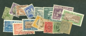 selection Iceland to 1932 (16) CV $116