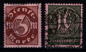 Germany 1921 Official stamps, Set [Used]