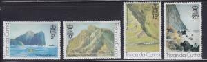 Tristan Da Cunha 268-271 Paintings of Scenes 1980