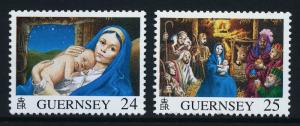 Guernsey 581-3 MNH Christmas Story, Animals