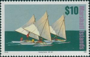 Marshall Islands 1993 SG512 $10 Canoe MNH