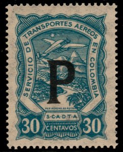 ✔️ COLOMBIA SCADTA 1923 - AIRPLANE PANAMA CONSULAR - SC. CLP60 ** MNH [2SCLA654]