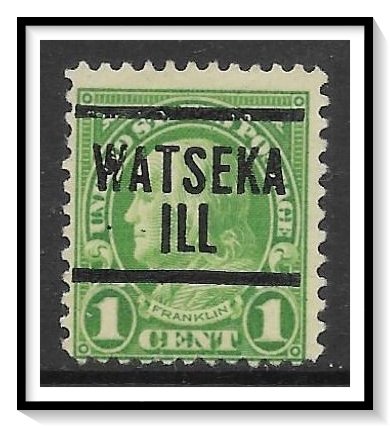 US Precancel #632 Watseka IL Used