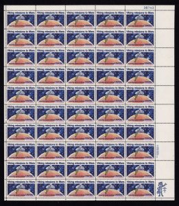 1759 Viking Missions to Mars Sheet of 50 15¢ Stamps MNH 1978