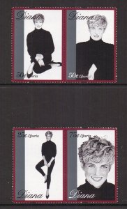 Liberia   #1342a-d  MNH  1998  Lady Diana