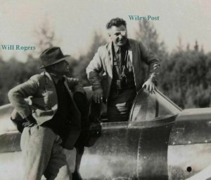 1935 Wiley Post transcontinent stratospheric Airmail flight, California to NY (H