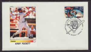 US Olympic Baseball 1992 Unknown U/A FDC BIN
