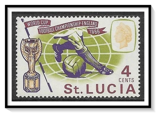 St Lucia #207 World Cup Soccer MNH