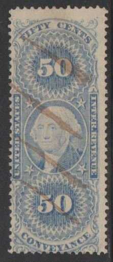 U.S. Scott #R54c Revenue Stamp - Used Set of 6 - IND