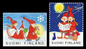 Stamps of Finland 2019.- (2670-2671). Christmas. Sauna and concert