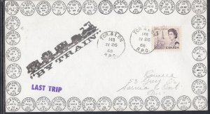 Canada - Apr 1968 Tor. Lon RPO Last Trip Cover