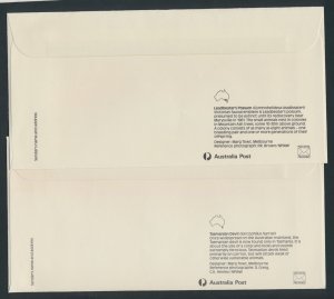 Australia PrePaid Envelope 1987  State Faunal Emblems  definitives