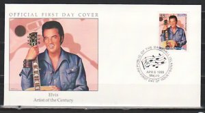 Marshall Is., Scott cat. 704. Singer Elvis Presley issue. First day cover. ^