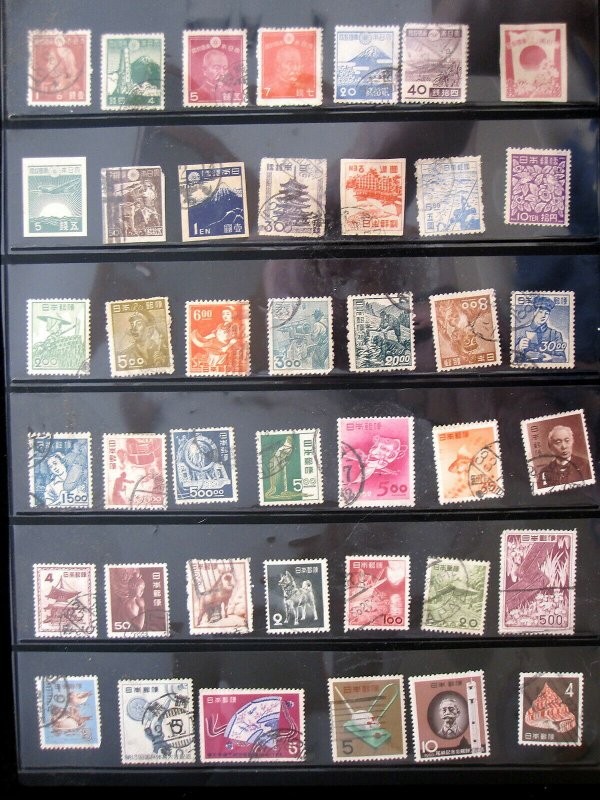 JAPAN - ASSORTMENT OF 80 STAMPS - USED