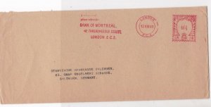 British 1969 machine cancel  stamps cover ref 21603