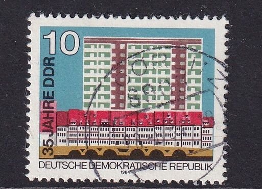 German Democratic Republic DDR  #2426 used 1984 building  10pf