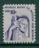 1592 10c Justice Fine MNH