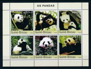 [25786] Guinea Bissau 2003 Wild Animals Panda MNH