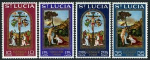 St Lucia 231-234,MNH.Michel 223-226. Easter 1968.Titian,Raphael.