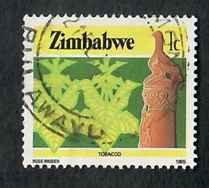 Zimbabwe #493 used single