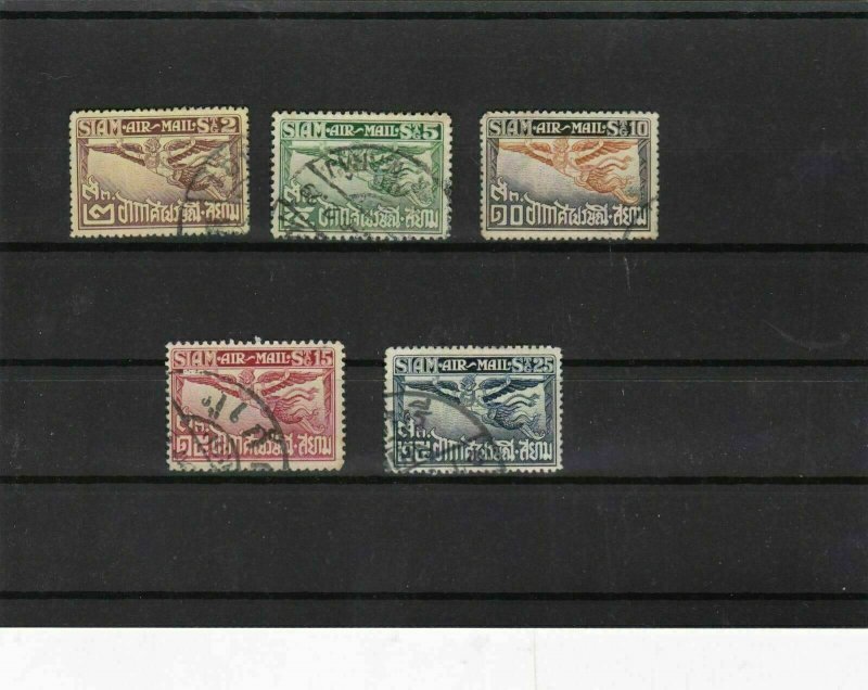 thailand 1925 air stamps ref 11554 