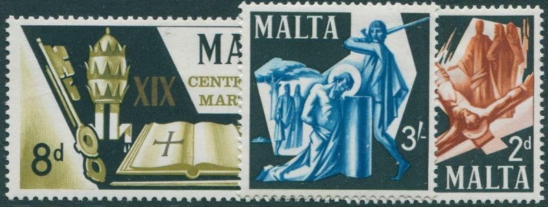 Malta 1967 SG382-384 Martyrdom set MLH