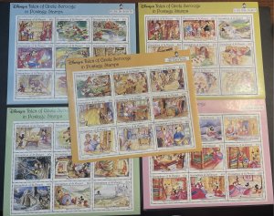 ST.VINCENT/GRENADINES # 679-683-MINT NH--COMPLETE SET OF SHEETS OF 9--1992