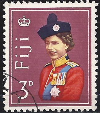 Fiji 196 Royal Visit used~hinged