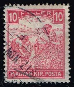 Hungary #106 Harvesting Wheat; Used (0.25)