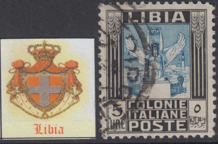 Italy Libia  n.144  used  cv 780$