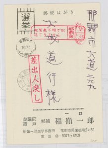 Ryukyu Islands UZE33 Used card.